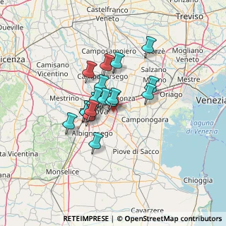 Mappa Via Borgogna, 35127 Padova PD, Italia (9.35944)