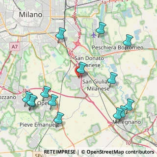 Mappa Via Monferrato, 20098 Area Industriale MI, Italia (5.22286)