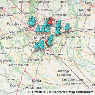 Mappa Via Monferrato, 20098 Area Industriale MI, Italia (11.73632)