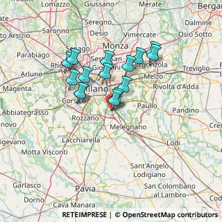 Mappa Via Monferrato, 20098 Area Industriale MI, Italia (11.52133)