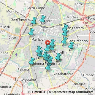 Mappa Via Isabella Ravignana, 35121 Padova PD, Italia (1.5605)