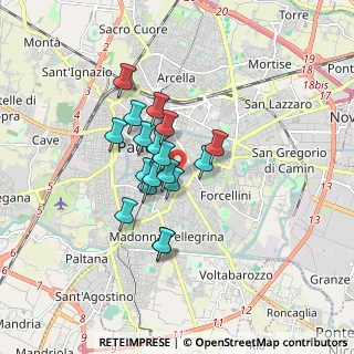 Mappa Via Isabella Ravignana, 35121 Padova PD, Italia (1.2)