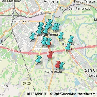 Mappa Via Golino, 37135 Verona VR, Italia (1.418)