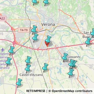 Mappa Via Golino, 37135 Verona VR, Italia (5.90941)