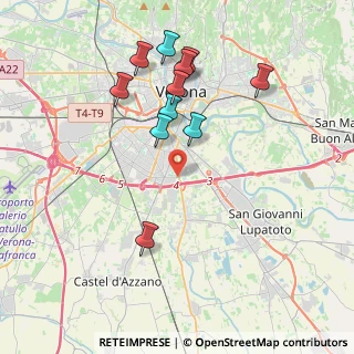 Mappa Via Golino, 37135 Verona VR, Italia (3.90909)
