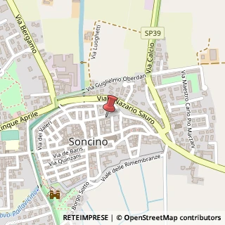 Mappa Via della Stampa, 28, 26029 Soncino, Cremona (Lombardia)