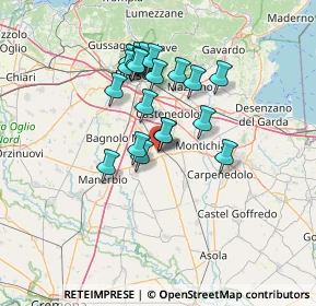 Mappa Via Giuseppe Garibaldi, 25016 Ghedi BS, Italia (11.2125)
