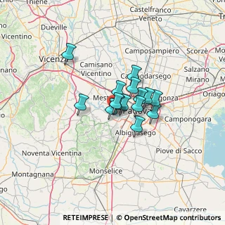 Mappa Via Molini, 35030 Selvazzano Dentro PD, Italia (7.66333)