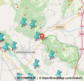 Mappa Via Ivrea, 10081 Castellamonte TO, Italia (6.90056)