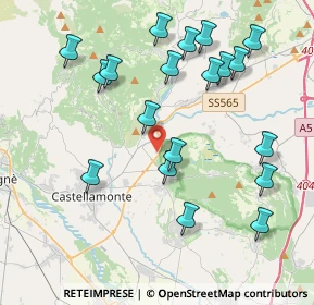 Mappa Via Ivrea, 10081 Castellamonte TO, Italia (4.32211)