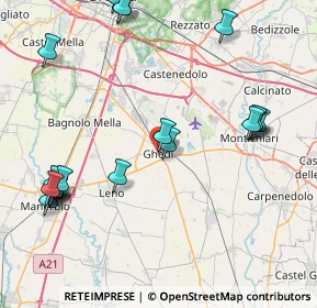 Mappa Piazza Roma, 25016 Ghedi BS, Italia (10.2175)