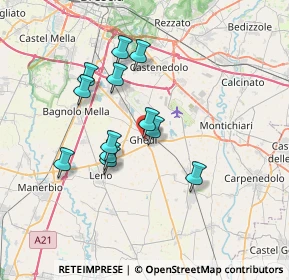 Mappa Via Vittorio Veneto, 25016 Ghedi BS, Italia (6.05583)