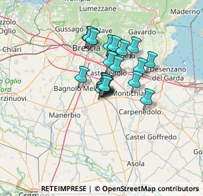 Mappa Via Vittorio Veneto, 25016 Ghedi BS, Italia (8.793)
