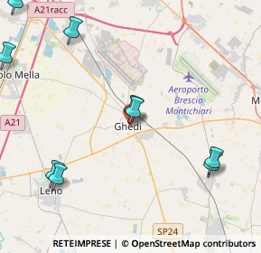 Mappa Via Vittorio Veneto, 25016 Ghedi BS, Italia (6.10333)