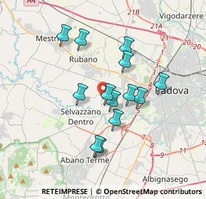 Mappa Via Padova, 35030 Padova PD, Italia (2.98769)