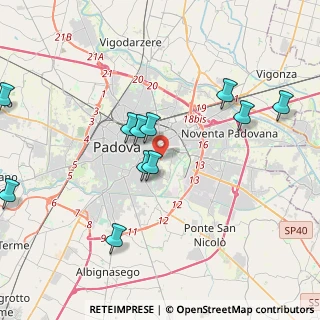 Mappa Via Jacopo Filiasi, 35128 Padova PD, Italia (4.24091)
