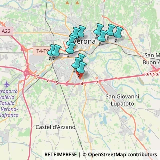 Mappa Via Luigi Pasteur, 37135 Verona VR, Italia (3.33462)