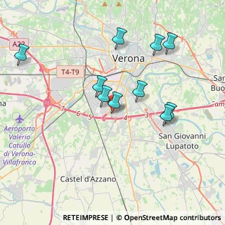 Mappa Via Flavio Gioia, 37135 Verona VR, Italia (4.20818)