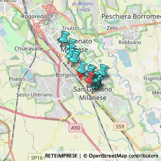 Mappa Via Antonio Labriola, 20098 San Giuliano Milanese MI, Italia (0.9445)