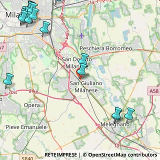 Mappa Via Antonio Labriola, 20098 San Giuliano Milanese MI, Italia (7.279)