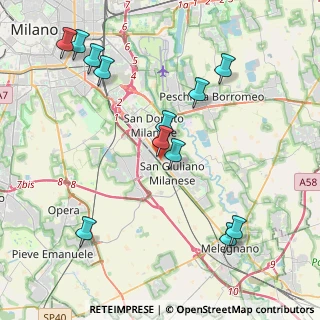 Mappa Via Antonio Labriola, 20098 San Giuliano Milanese MI, Italia (4.535)