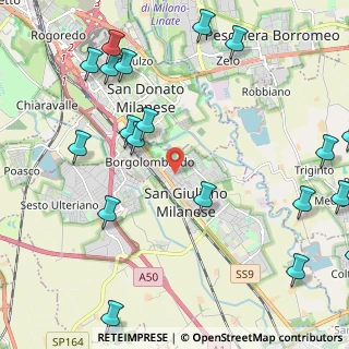 Mappa Via G.Carducci, 20098 San Giuliano Milanese MI, Italia (3.0365)