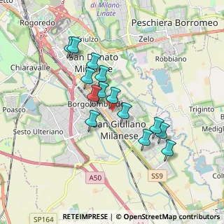 Mappa Via G.Carducci, 20098 San Giuliano Milanese MI, Italia (1.53357)