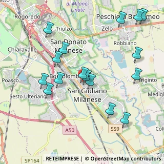 Mappa Via Porta Carlo, 20098 San Giuliano Milanese MI, Italia (2.23125)