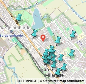 Mappa Via Carlo Porta, 20098 San Giuliano Milanese MI, Italia (0.5455)