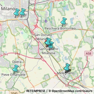 Mappa Via Porta Carlo, 20098 San Giuliano Milanese MI, Italia (4.69727)