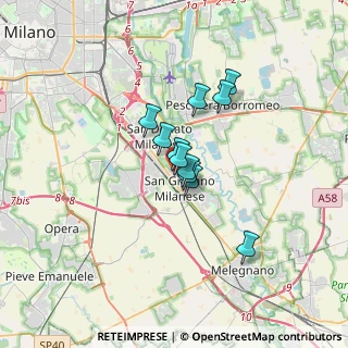 Mappa Via Porta Carlo, 20098 San Giuliano Milanese MI, Italia (2.11)