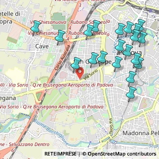 Mappa Via Tito Speri, 35141 Padova PD, Italia (1.308)