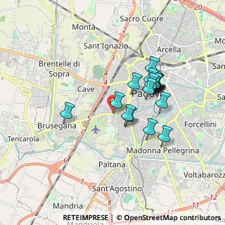 Mappa Via Tito Speri, 35141 Padova PD, Italia (1.48421)