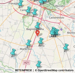 Mappa 25024 Porzano BS, Italia (10.45)