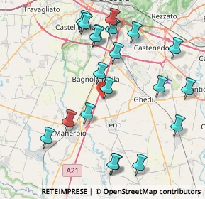 Mappa 25024 Porzano BS, Italia (8.919)