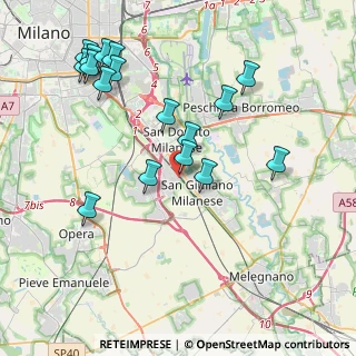 Mappa Via Giuseppe di Vittorio, 20098 San Donato Milanese MI, Italia (4.34353)
