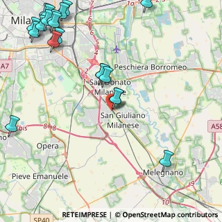 Mappa Via Giuseppe di Vittorio, 20098 San Donato Milanese MI, Italia (6.103)