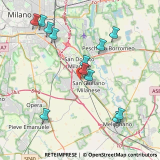 Mappa Via Giuseppe di Vittorio, 20098 San Donato Milanese MI, Italia (4.53583)