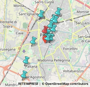 Mappa Via Aleardo Aleardi, 35122 Padova PD, Italia (1.48154)