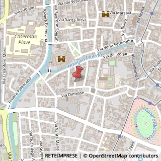 Mappa Via Aleardo Aleardi, 33, 35100 Padova, Padova (Veneto)