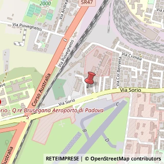 Mappa Via Somalia, 4, 35141 Padova, Padova (Veneto)