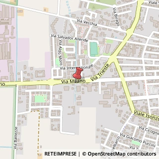 Mappa Via Milano, 57, 25034 Orzinuovi, Brescia (Lombardia)