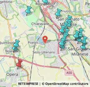 Mappa Via Bracciano, 20098 Civesio MI, Italia (2.4435)