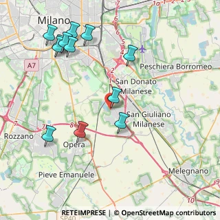 Mappa Via Bracciano, 20098 Civesio MI, Italia (4.69833)