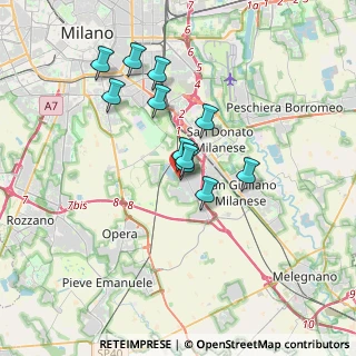 Mappa Via Bracciano, 20098 Civesio MI, Italia (2.84545)