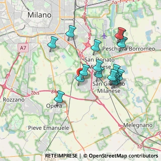 Mappa Via Bracciano, 20098 Civesio MI, Italia (3.34059)