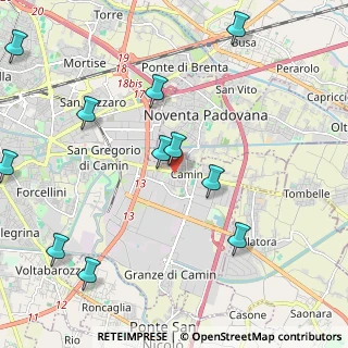 Mappa Camin, 35127 Padova PD, Italia (2.58545)
