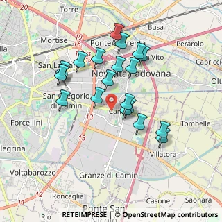 Mappa Camin, 35127 Padova PD, Italia (1.6575)