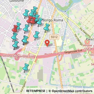 Mappa 37135 Verona VR, Italia (1.2885)