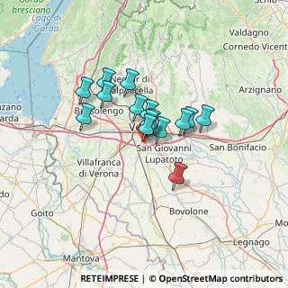 Mappa 37135 Verona VR, Italia (8.96867)